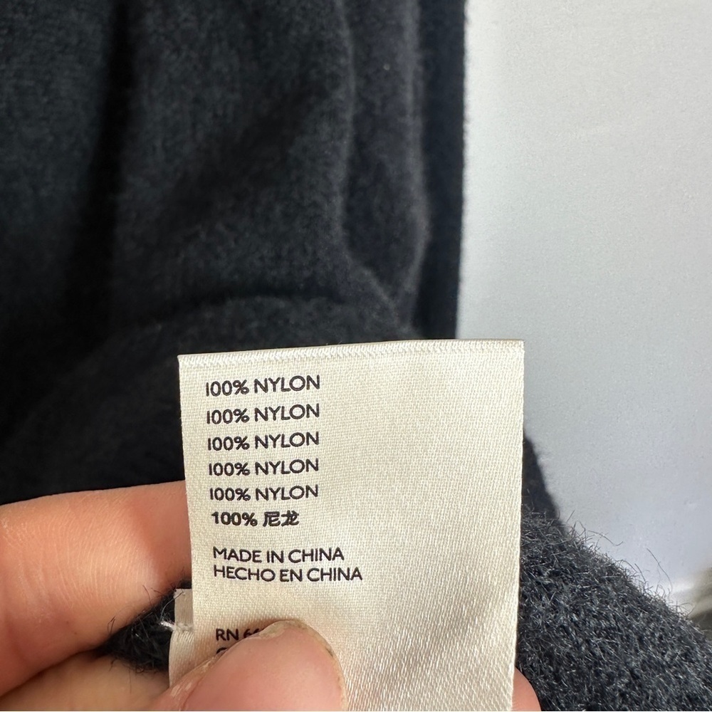 Free People Grey Slouchy V Neck Sweater sz M - Picture 8 of 10